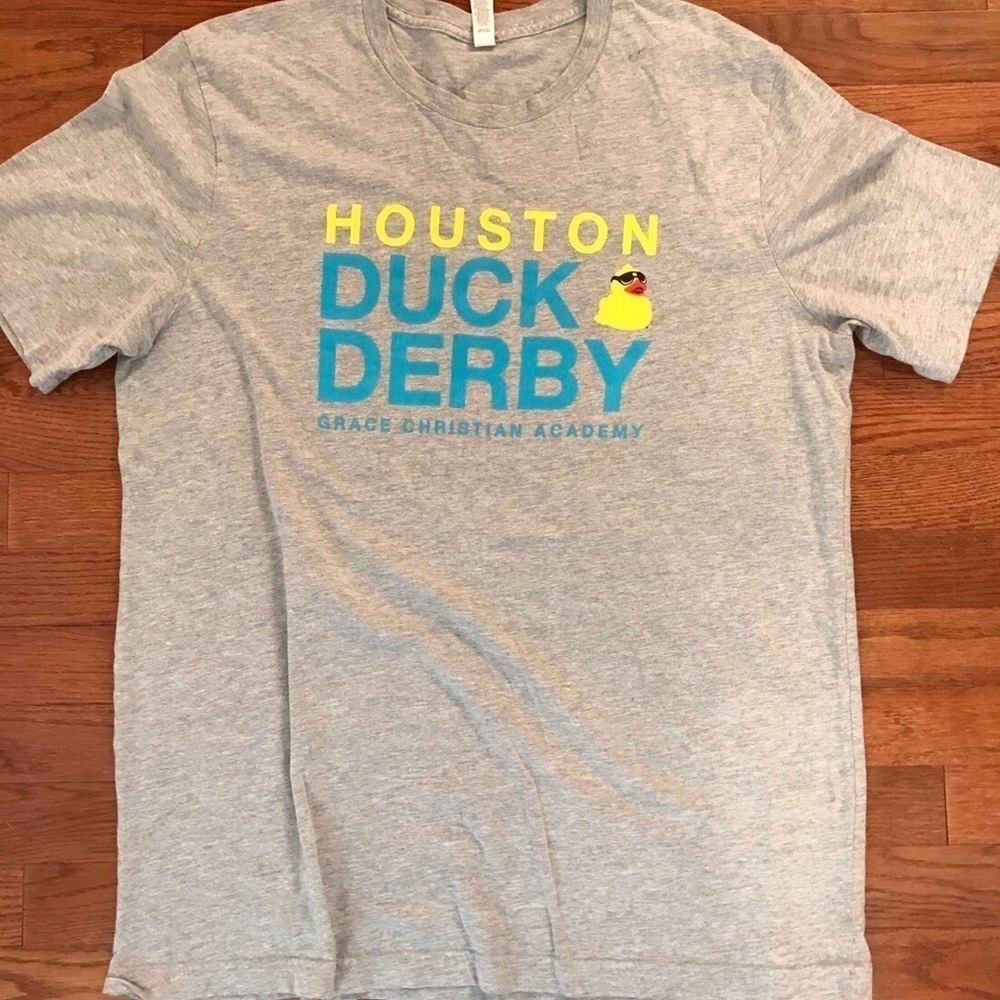 HOUSTON DUCK DERBY GRAY SHIRT XL
